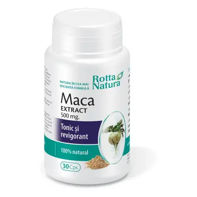 Extrait de Maca 500 mg, 30 gélules, Rotta Natura