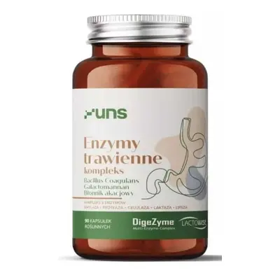 Enzyme digestive 90 gélules UNS