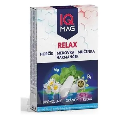 IQ MAG Relax Magnésium 1×30 cps, complément alimentaire