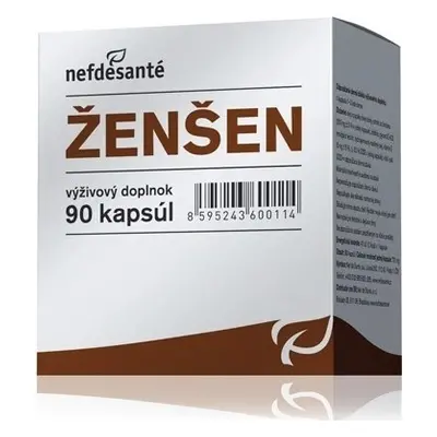 nefdesanté ŽENŠEN 200 mg 6×10 cps, complément alimentaire