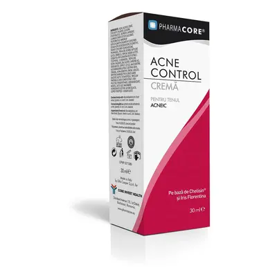 Crème de traitement contre l'acné, 30 ml, Pharmacore