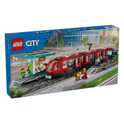 Gare et tram au centre ville, 7+ ans, 60423, Lego