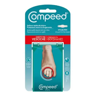 Blister Blister Toes patchs interdigitaux, 8 pièces, Compeed