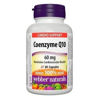 WEBBER NATURALS Coenzyme Q10 60 mg 1×60 cps, complément alimentaire