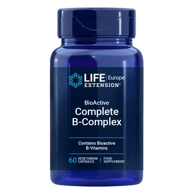 Complexe de Vitamine B - BioActive Complete B Complex Life Extension - 60 gélules