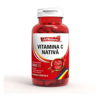 Vitamine C native, 60 gélules, AdNatura