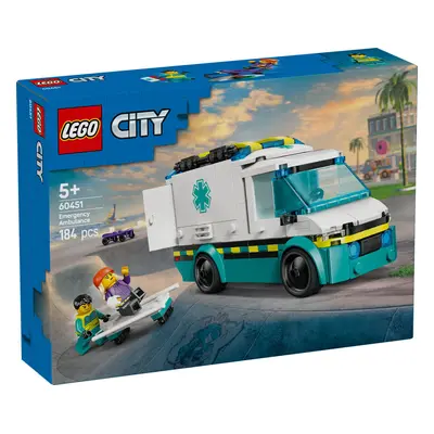 Ambulance d'urgence pour la ville, 60451, + 5 ans, Lego