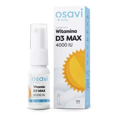 Osavi Vitamine D3 MAX 4000 UI (125 portions) spray 12.5ml