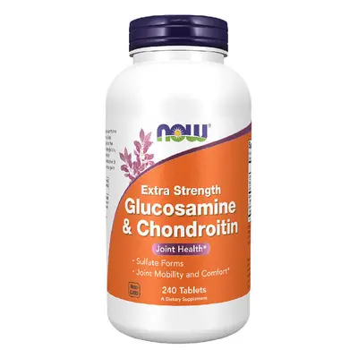 Now Foods Glucosamine et chondroïtine, glucosamine avec chondroïtine, 240 comprimés