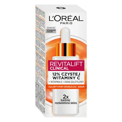 L&#39;Oréal Revitalift Clinical, sérum visage éclaircissant, 12% de vitamine C pure, 30 ml