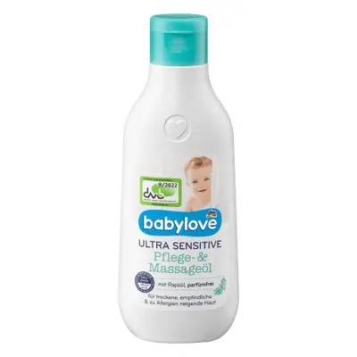 Huile de massage Babylove, 250 ml