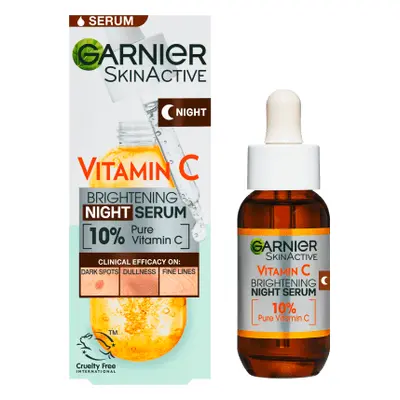 Garnier Skin Naturals Night Serum with Vitamin C, 30 ml