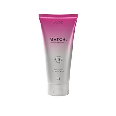 Masque capillaire colorant Super Pink Neon, 200ml, Sensido Match