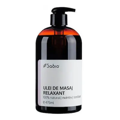 Huile de massage relaxante, 475 ml, Sabio