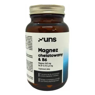 Magnésium chélaté + B6 (P-5-P) 90 gélules UNS