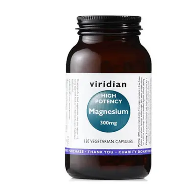 Viridian High Potency Magnesium, magnésium 300 mg, 120 gélules