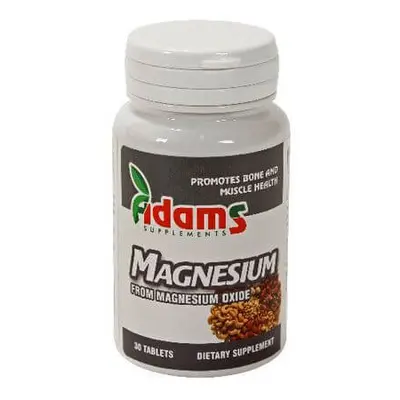 Magnésium 375mg, 30 comprimés, Adams Vision