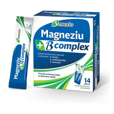 Complexe de magnésium B X 14 sachets orodispersibles, Benesio