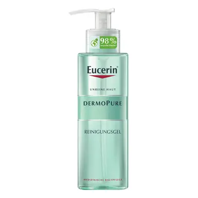 Eucerin DermoPure, gel nettoyant pour le visage et le corps, peaux acnéiques et à imperfections,