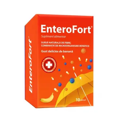 EnteroFort à la banane, 10 sachets, MBA Pharma