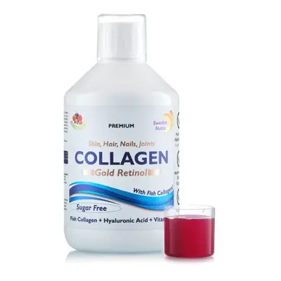 Collagène liquide sans sucre Gold Retinol, 500 ml, Swedish Nutra