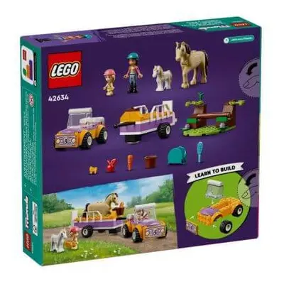 Remorque pour chevaux et poneys, 4 ans et +, 42634, Lego Friends