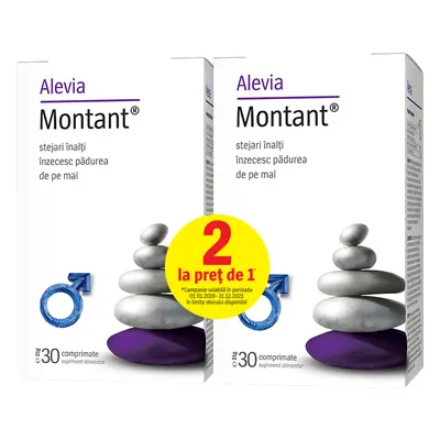 Montant, 30 comprimés, Alevia (1+1 prix spécial)