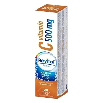 Revital vitamine C 500 mg effervescent 1×20 tbl, goût orange