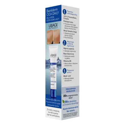 Uriage Bariederm CICA Daily, gel-crème reconstructeur peaux sensibles, 40 ml