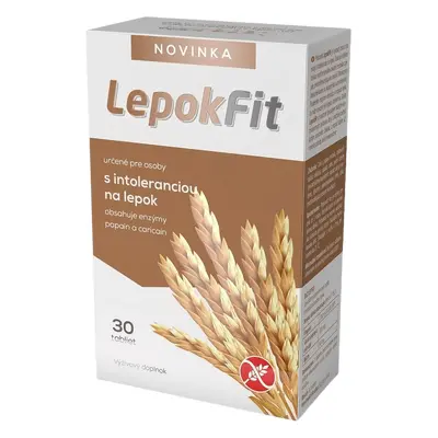 LepokFit pour les personnes souffrant d'intolérance au gluten 30 comprimés