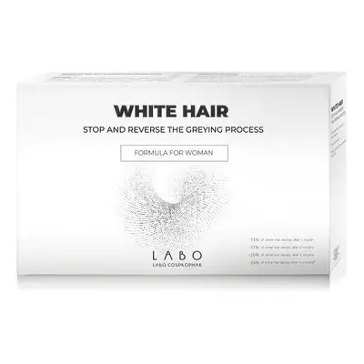 Traitement anti-gris pour les femmes Cheveux blancs, 40 flacons, Labo