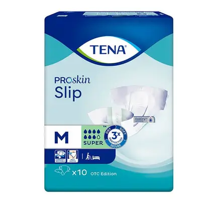 Tena Slip ProSkin, couche-culotte, taille M, Super, 10 pièces