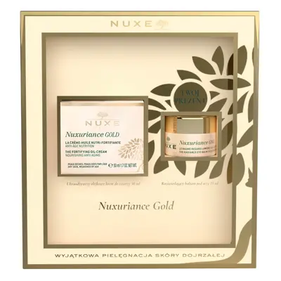 Nuxe Nuxuriance Gold set, crème visage avec huile, 50 ml + baume pour les yeux, 15 ml