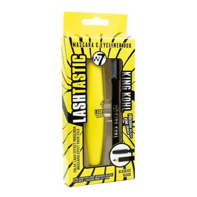 Set de mascara et crayon pour les yeux, W7, Lashtastic Mascara Eyeliner Duo, noir