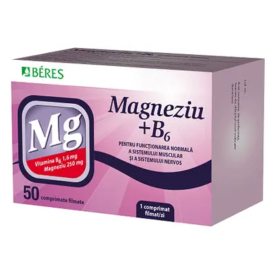 Magnésium + B6, 50 comprimés, Beres