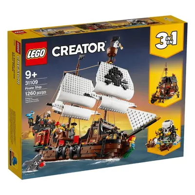 Bateau pirate, 9+ ans, 31109, Lego Creator 3 en 1