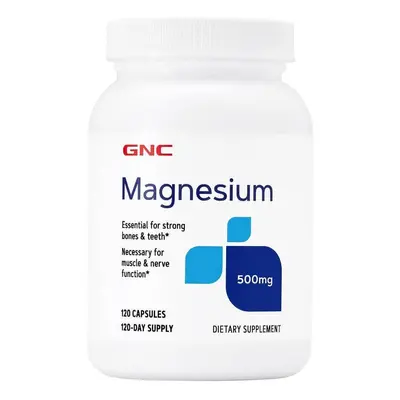 Magnésium 500 mg (136813), 120 gélules, GNC