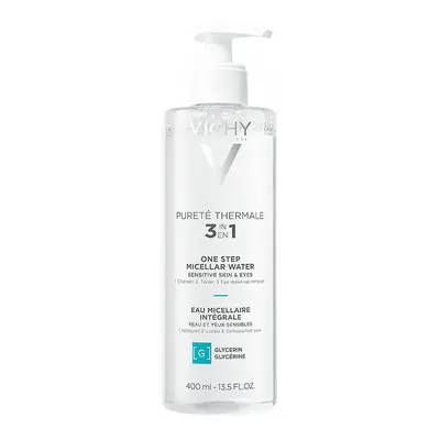 Vichy Purete Thermale, Eau micellaire pour peaux sensibles, 400 ml