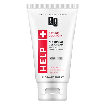 AA Help, gel-crème nettoyant pour le visage, peau atopique, 150 ml