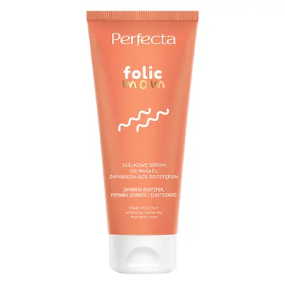 Perfecta Folic Mom, sérum de massage avec huile pour prévenir les vergetures, 200 ml