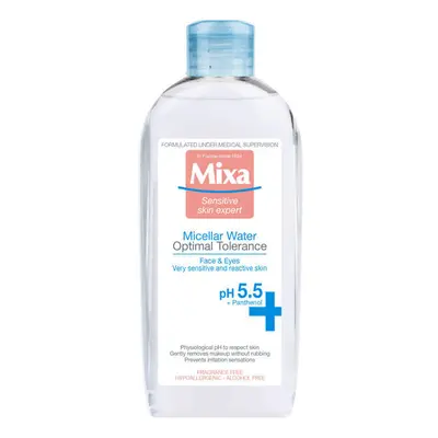 Eau micellaire pour peaux sensibles et réactives Tolérance optimale, 400 ml, Mixa