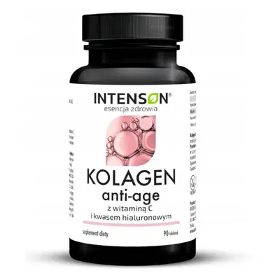 Intenson Collagen Anti-Age + Hyaluron + Vitamine C, 90 comprimés