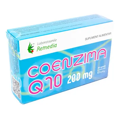 Coenzyme Q10 200 mg, 30 gélules, Remedia