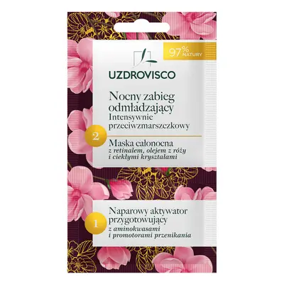 Uzdrovisco Night Rejuvenating Treatment, masque anti-rides intensif de nuit, 10 ml