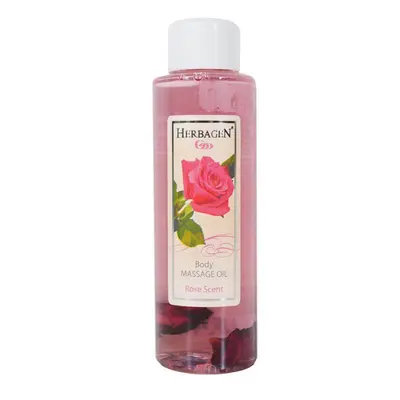 Huile de massage parfumée à la rose, 100 ml, Herbagen