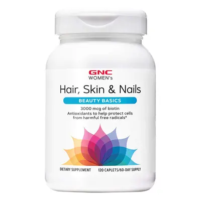 Gnc Women's Hair, Skin & Nails Formula, Formule pour les cheveux, la peau et les ongles, 120 Tb