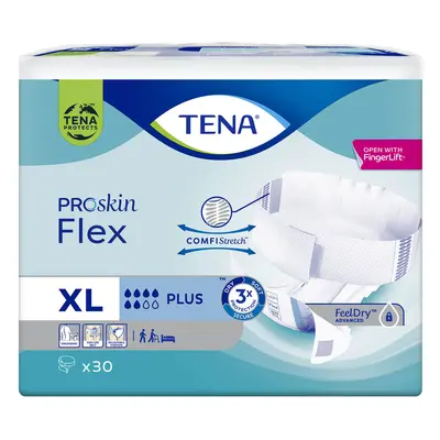 Tena Flex ProSkin, couches, taille XL, 105-153 cm, Plus, 30 pcs