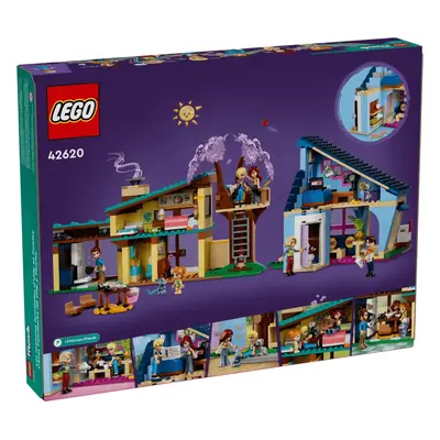 Les maisons familiales d'Olly et Paisley, 7+ ans, 42620, Lego Friends