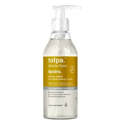 Tolpa Dermo Face Lipidro, Gel nettoyant pour le visage et les yeux, 195 ml