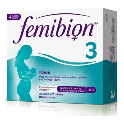 FEMIBION 3 Allaitement, 28 tbl + 28 cps 1×28 tbl + 28 cps, complément alimentaire